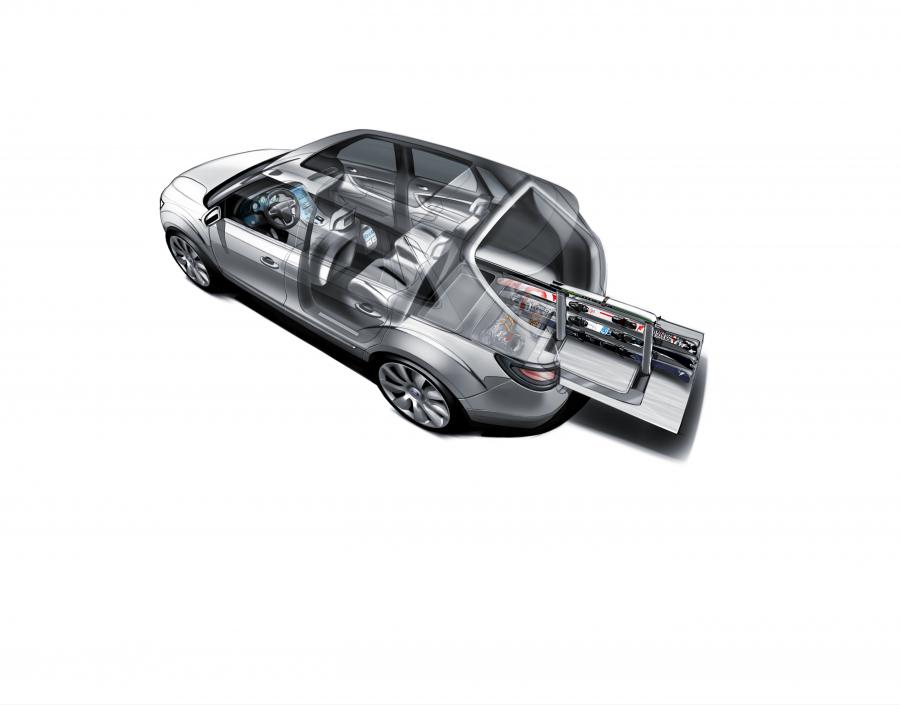  Saab 9-4X BioPower Concept 2008 года  (фото 35 из 80)